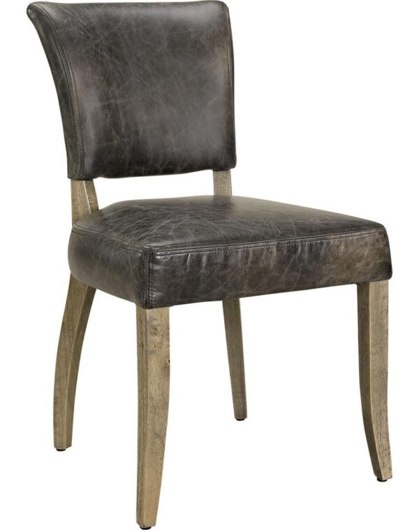 MIMI Diningchair Leather fudge Artwood - tilaustuote