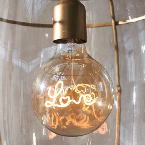 RM Love Hanging Lamp LED Bulb Riviéra Maison