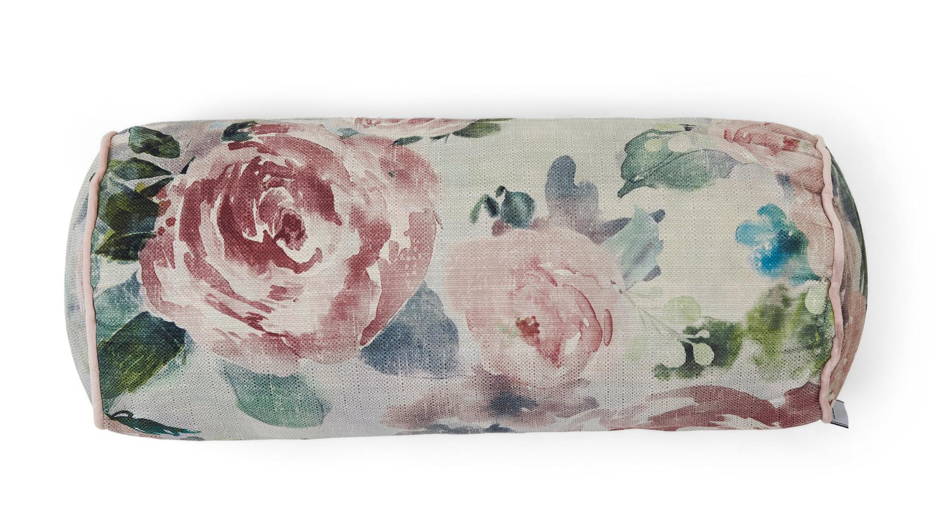 Fabulous Floral Roll Pillow 50x20 Riviéra Maison