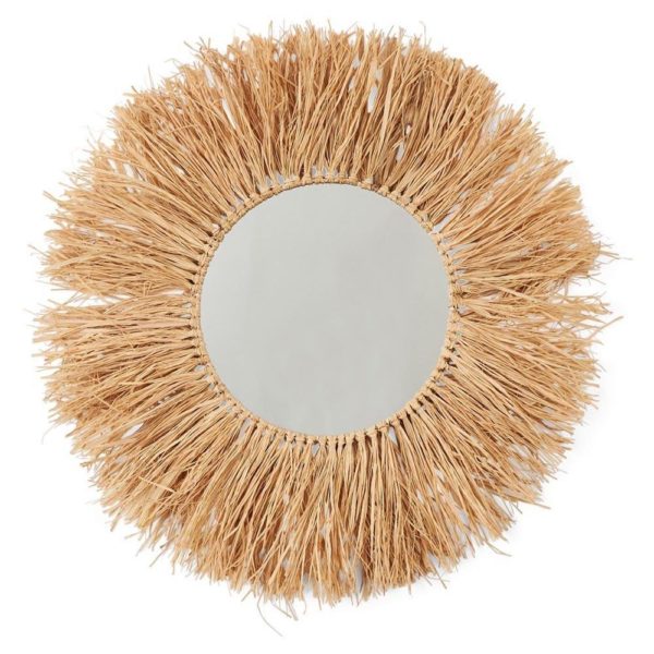 South Cay Raffia Mirror Riviéra Maison