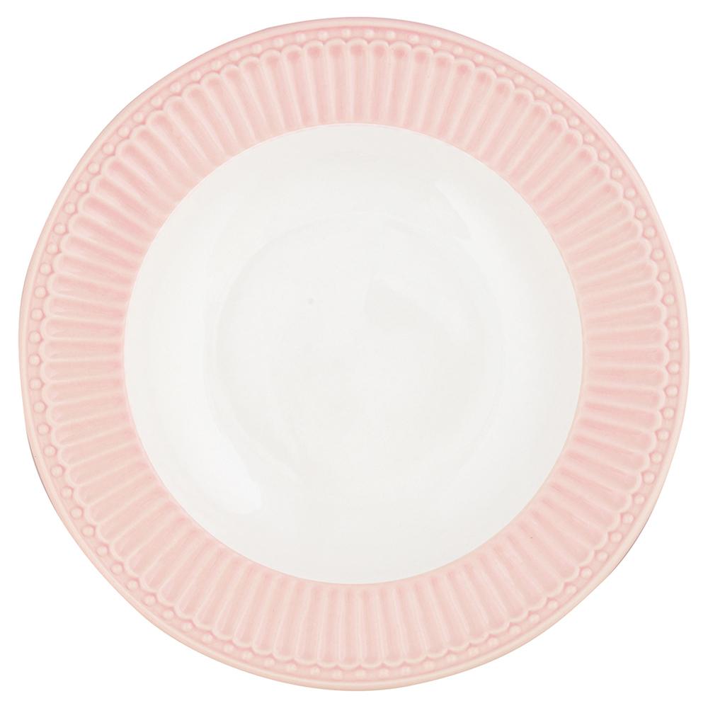 Plate  Alice pale pink Greengate