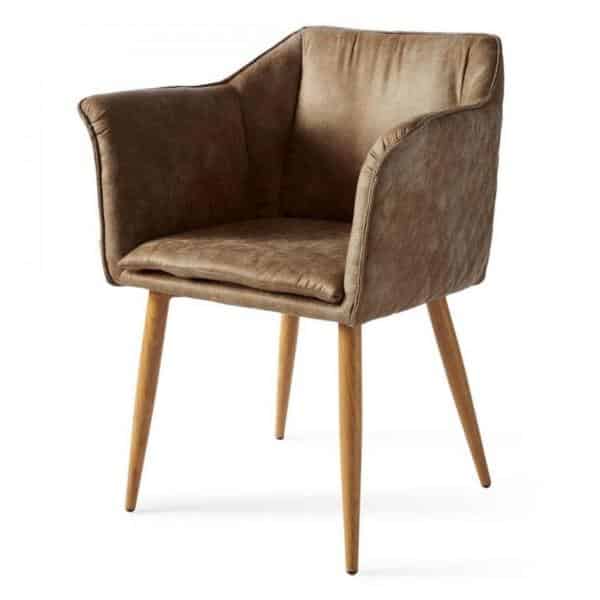 Megan Dining armchair Pellini coffee Riviéra Maison