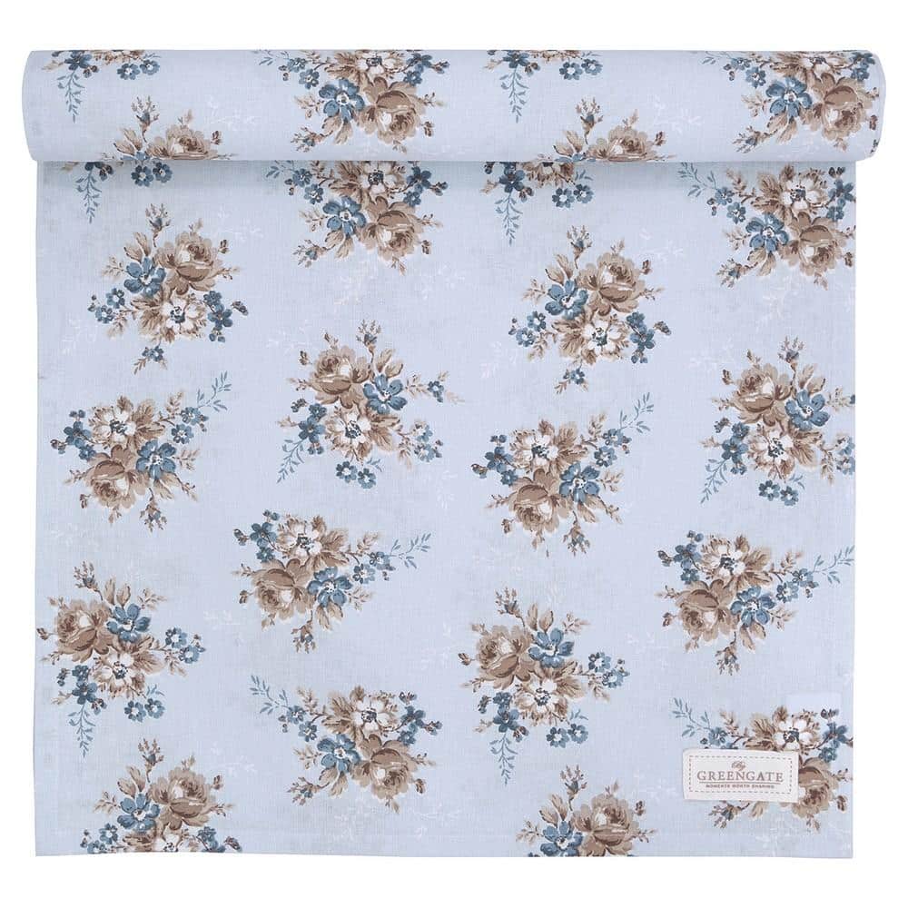 Table runner Marie dusty blue Greengate