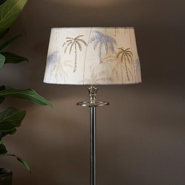 Palm Tree Linen Lampunvarjostin Riviera Maison