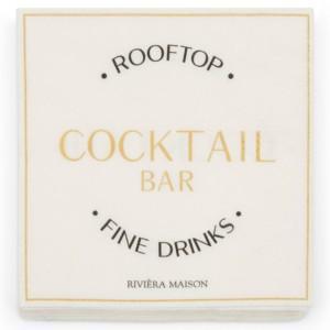 Paper Napkin Rooftop Cocktail Bar Rivièra Maison