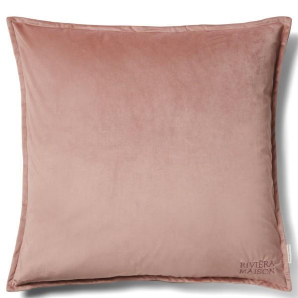 RM Velvet Pillow Cover pink 60x60 Rivièra Maison