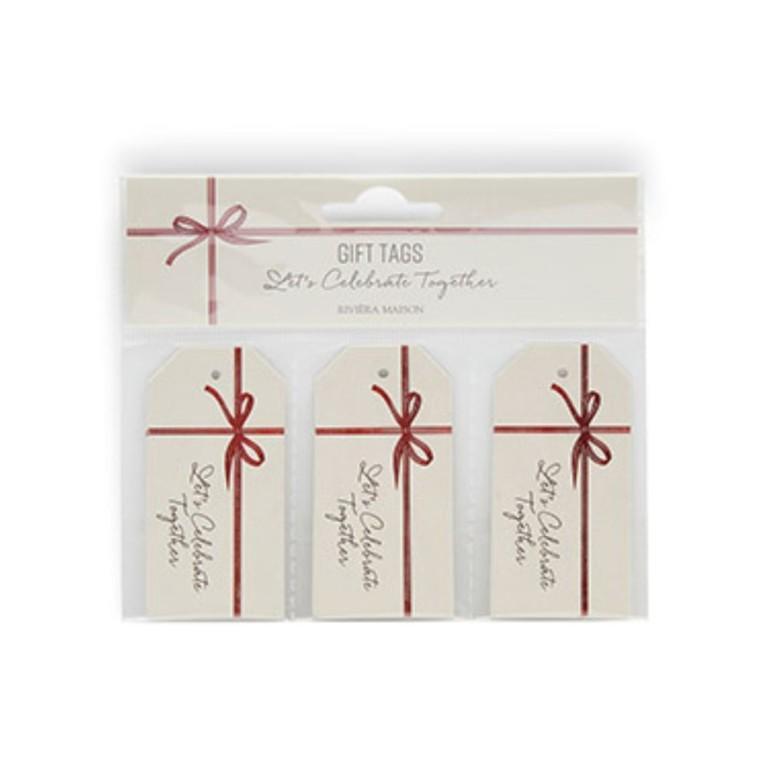 Let's Celebrate Gift Tags 9 pieces