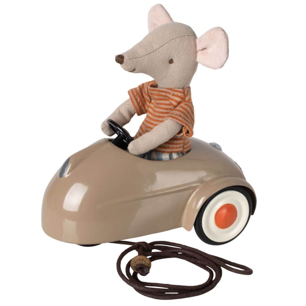 Mouse car brown Maileg