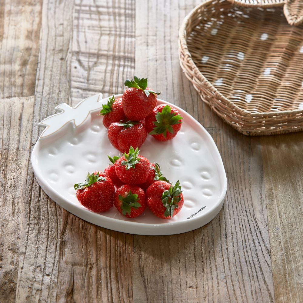 Specimen tentoonstelling Uitgraving Tasty Strawberry Serving Dish Rivièra Maison - Annival Sisustus & muoti