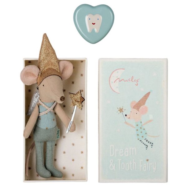 Tooth Fairy Mouse blue Maileg