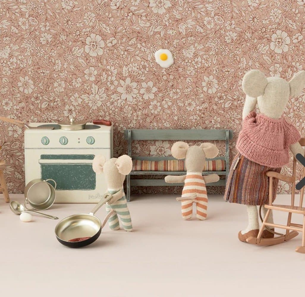 Keittiö + tarvikkeet hiirille Maileg