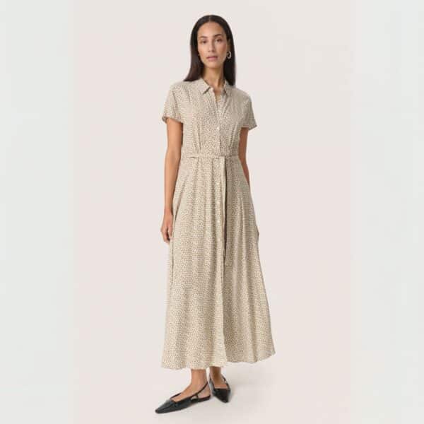 Mekko kuviollinen khaki Soaked