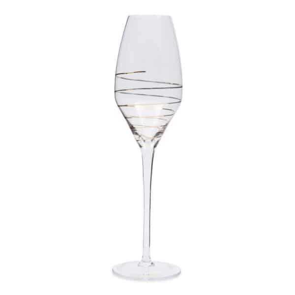 Bubbles Glass Elegant Swirl Riviera Maison