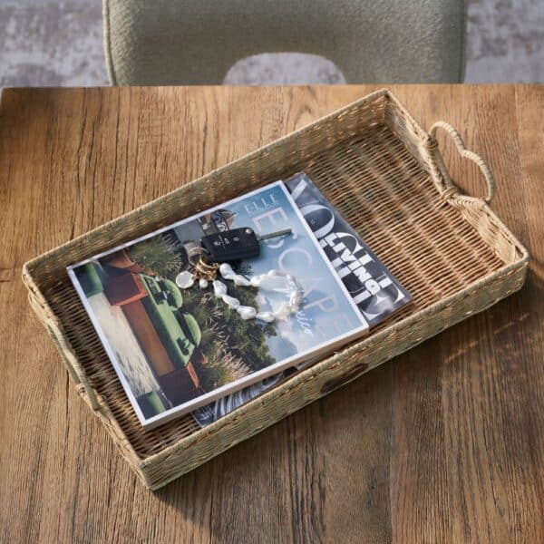 Tray Rustic Rattan Happy Heart Rivièra Maison