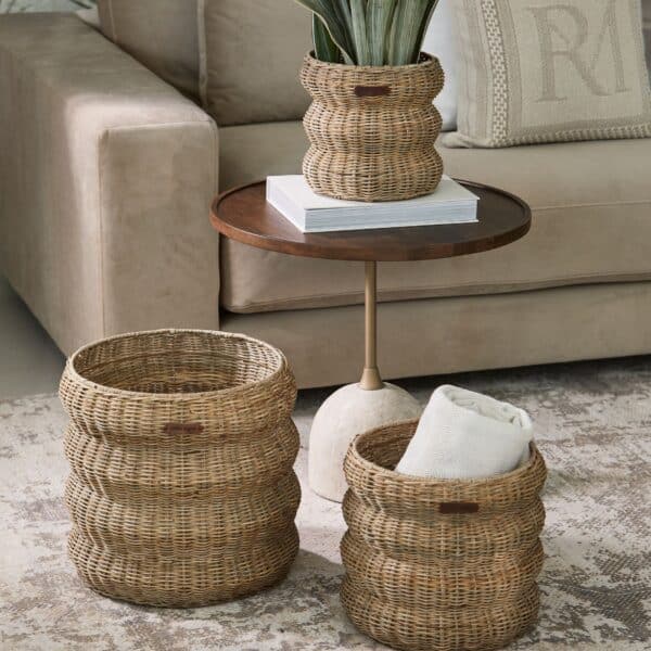 Basket Menaggio Rustic Rattan S Rivièra Maison