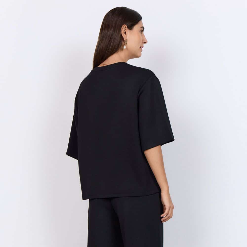 Collegepaita musta SC