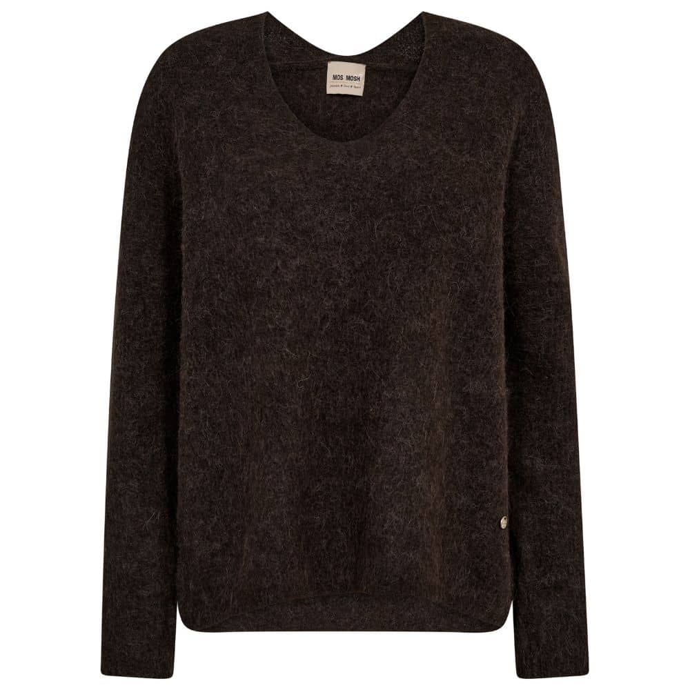 Alpakkaneule Thora ruskea Mos Mosh | ERITYISEN REILU MITOITUS!