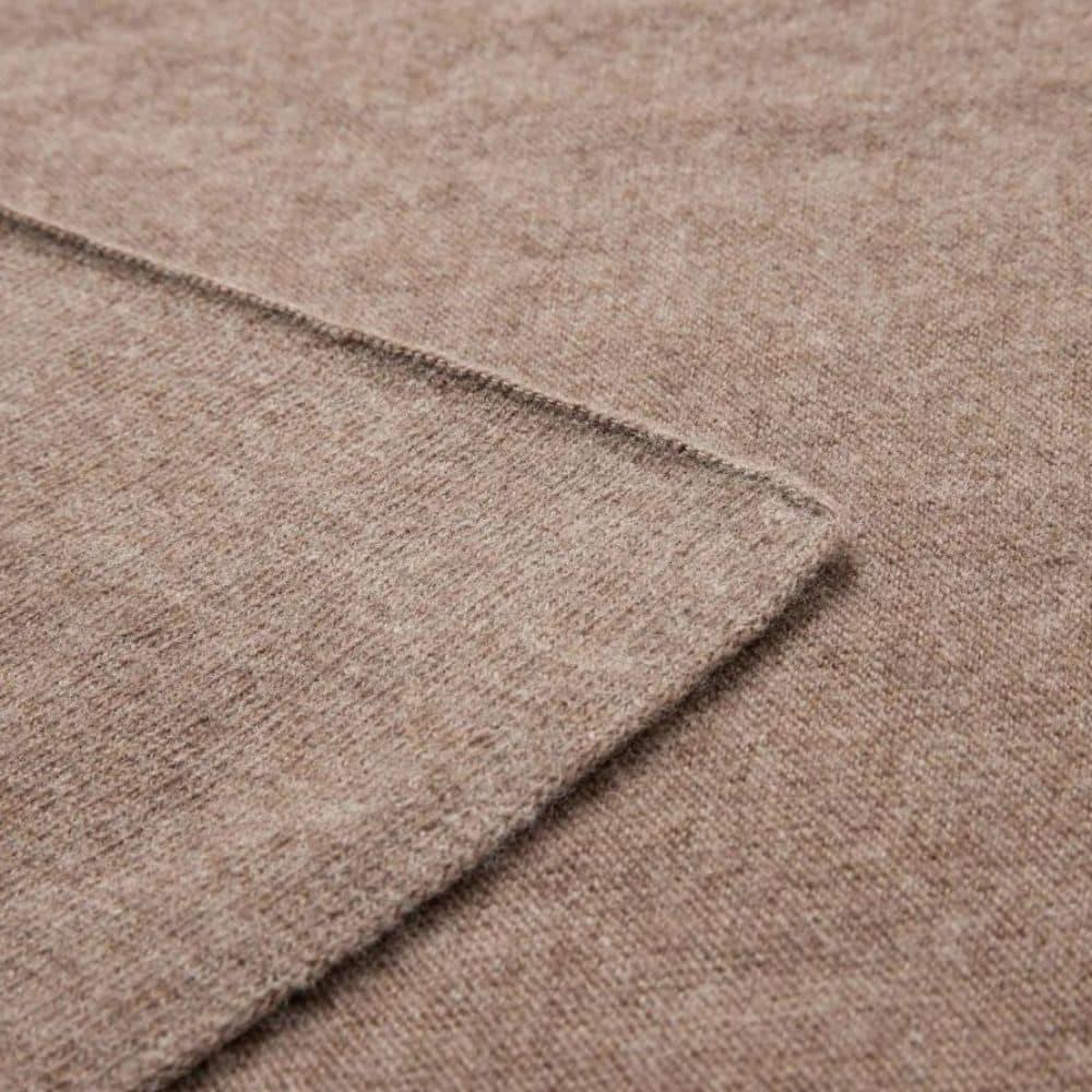 Merinovillakaulahuivi ruskea LR