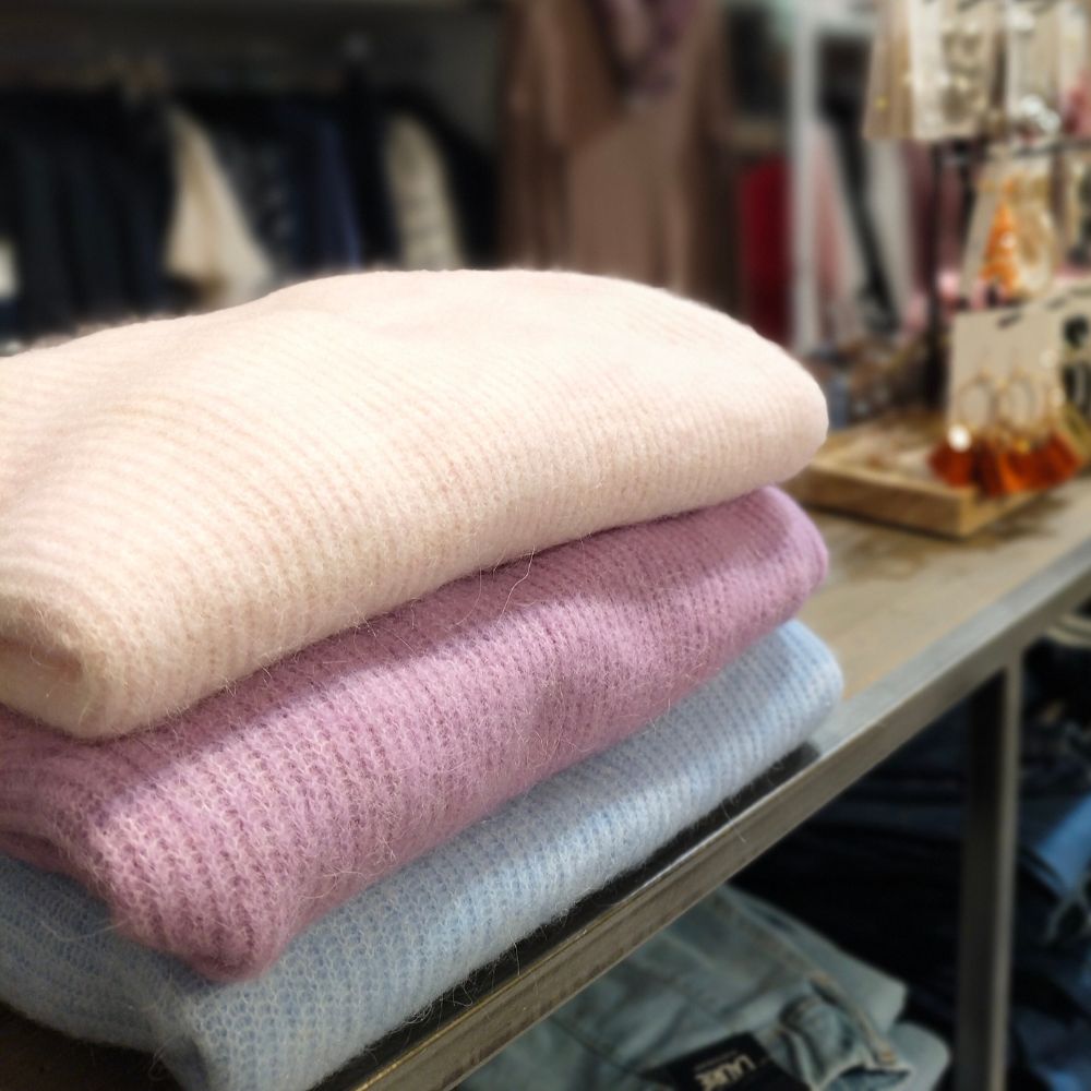 Alpakkapoolo Thora vaaleansininen Mos Mosh