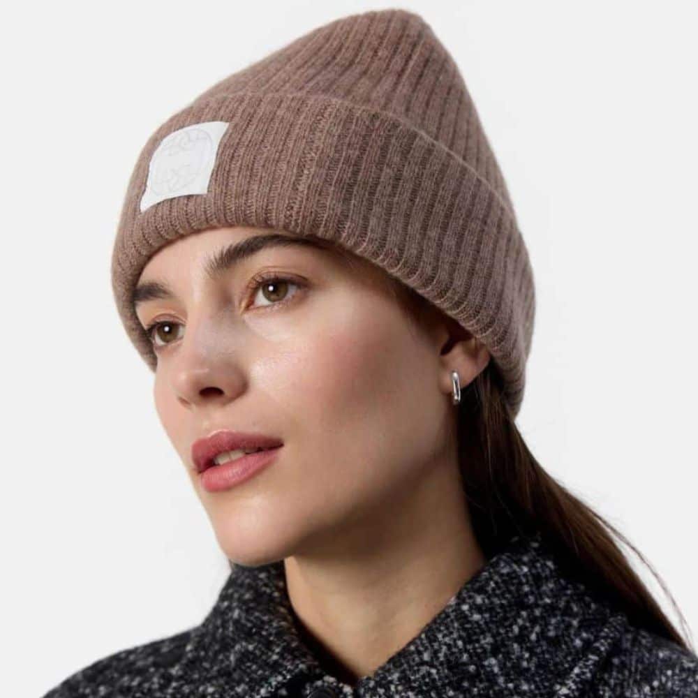 Merinovillapipo ruskea LR