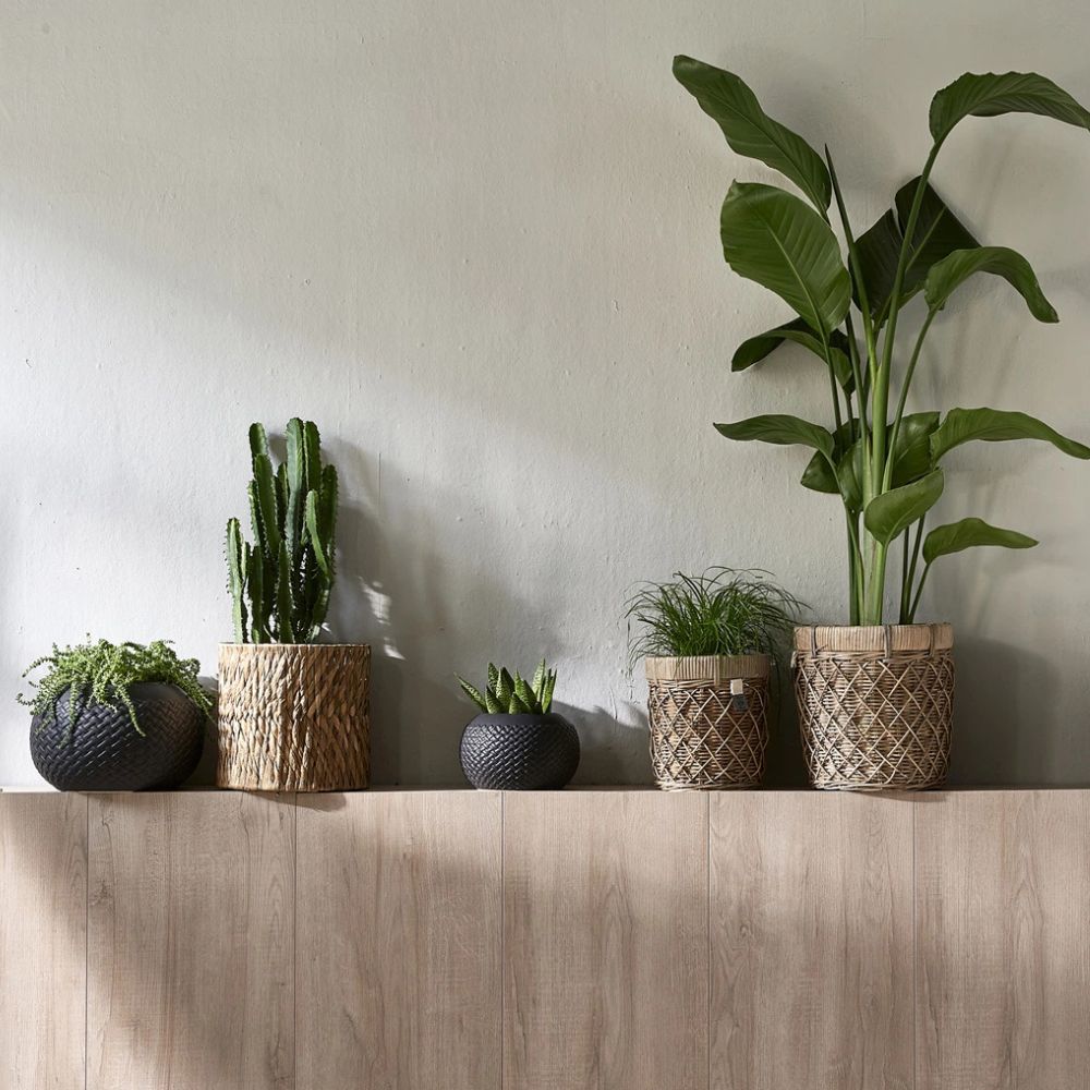 Flower Pot Rustic Rattan Diamond S Rivièra Maison
