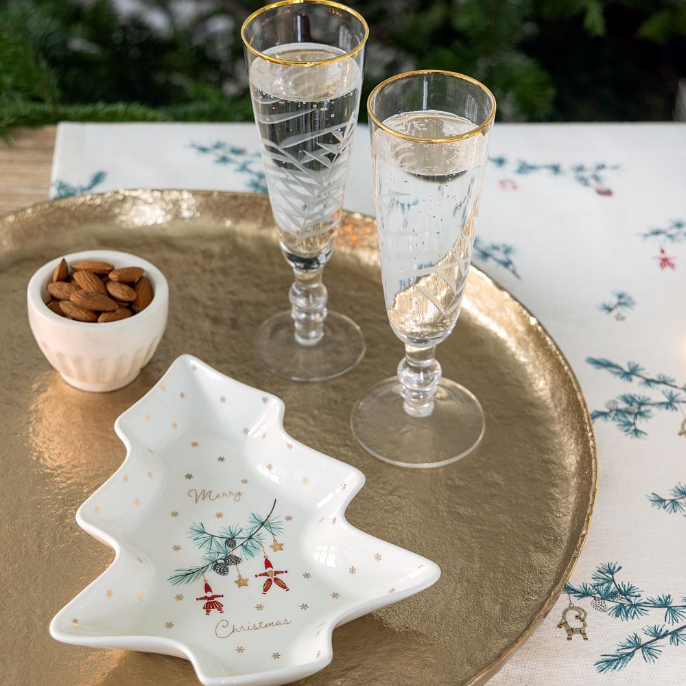 Tarjoilualusta kulta 25cm Greengate