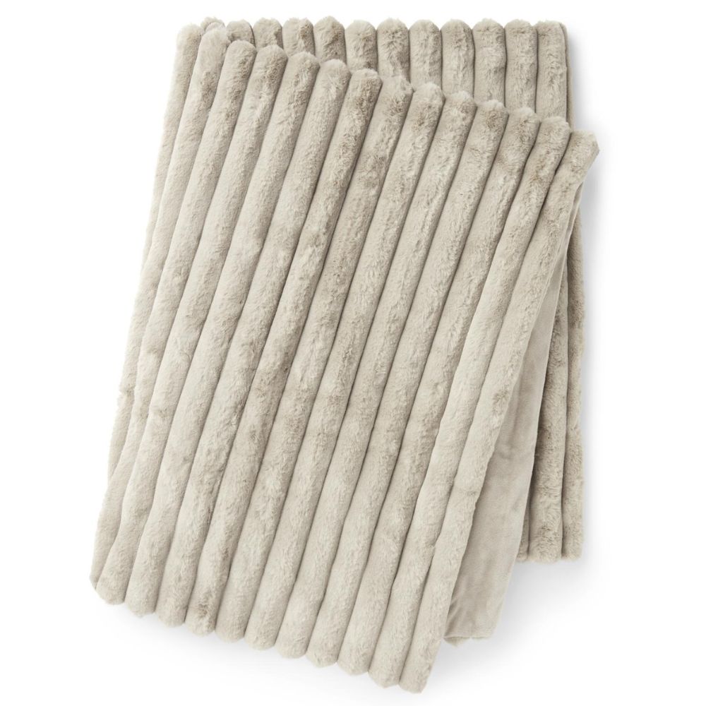 Torkkupeitto taupe Skinnwille