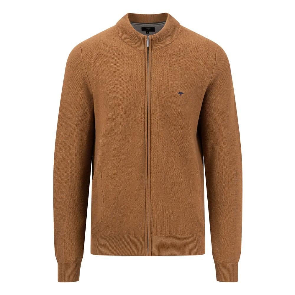 Puuvillaneuletakki ruskea Fynch Hatton