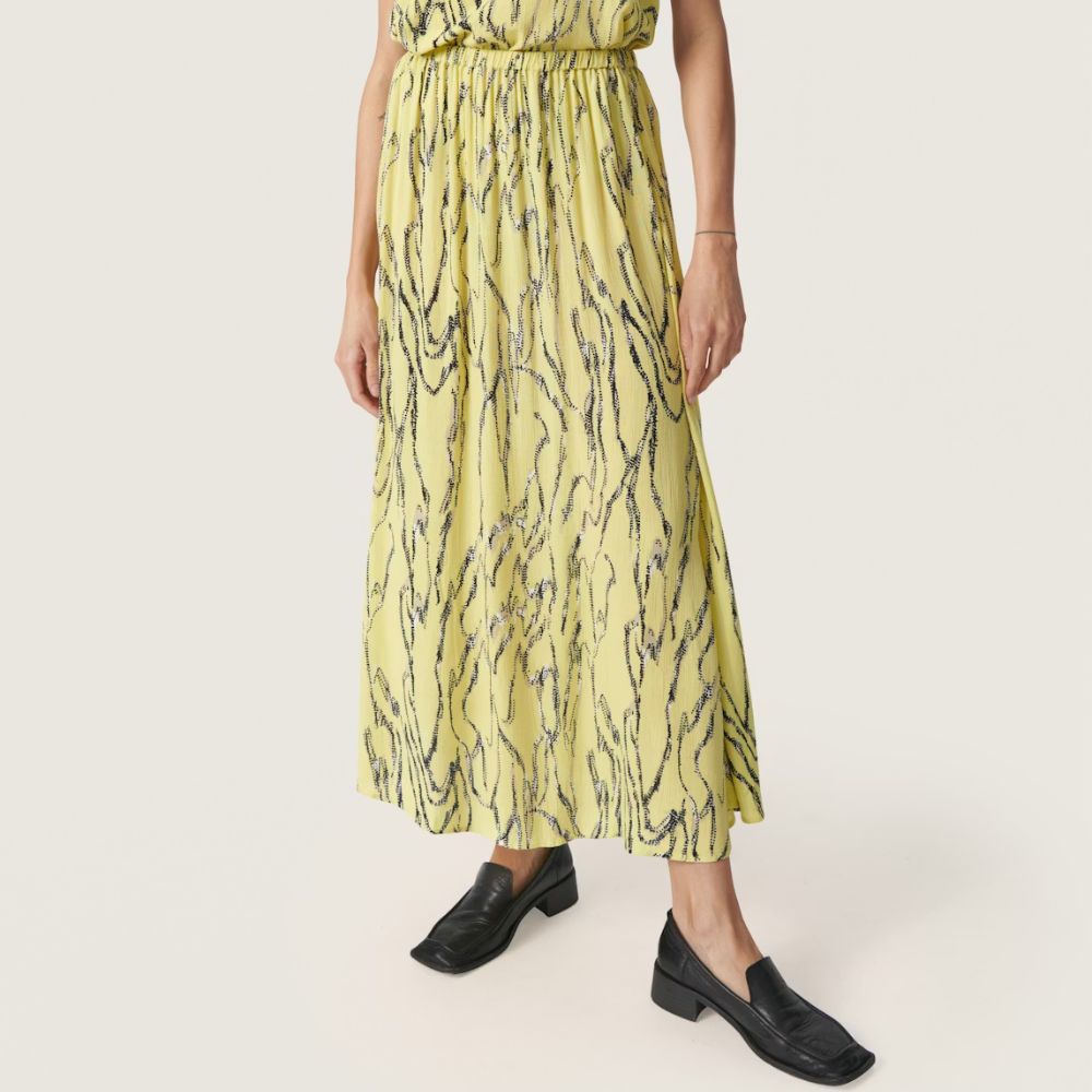 Maksihame keltainen Soaked