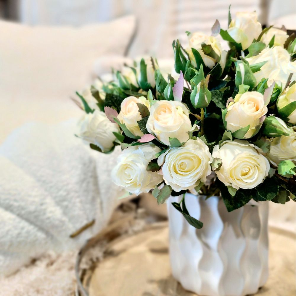 Ruusu valkoinen 40cm Mr Plant