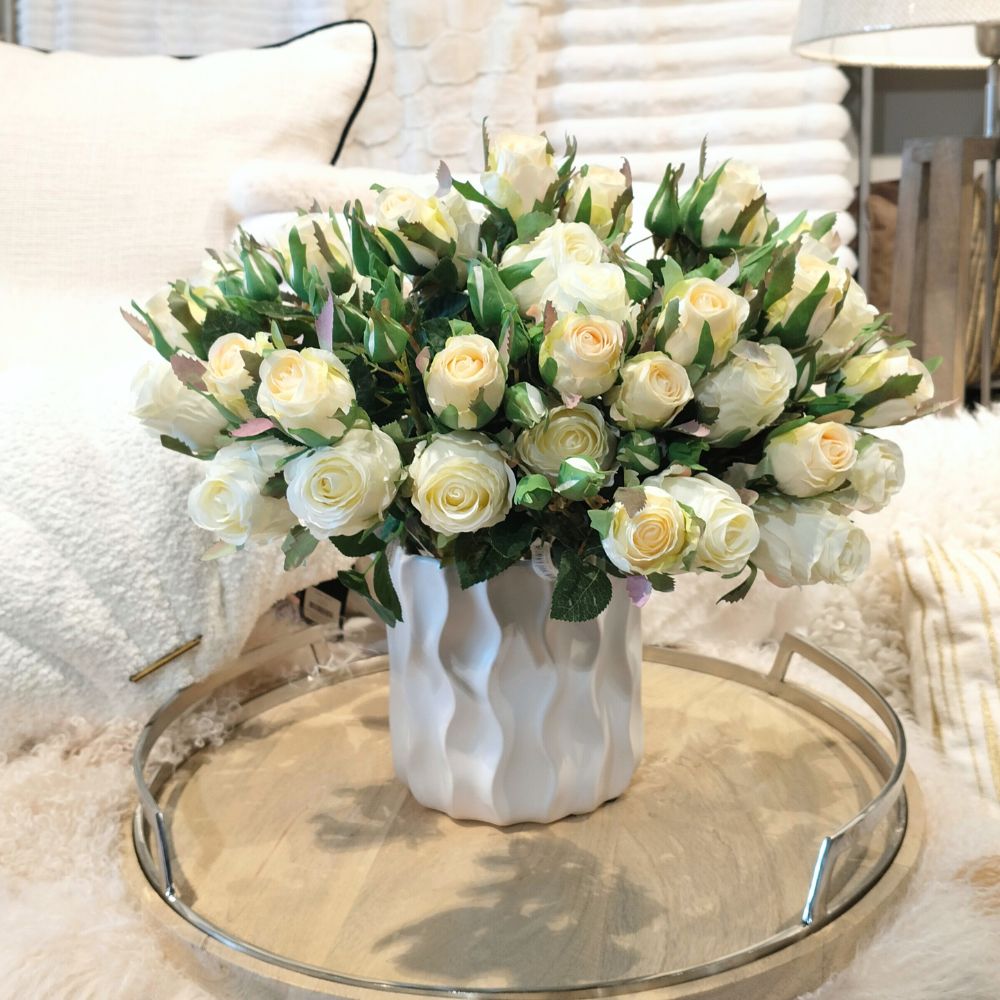 Ruusu valkoinen 40cm Mr Plant