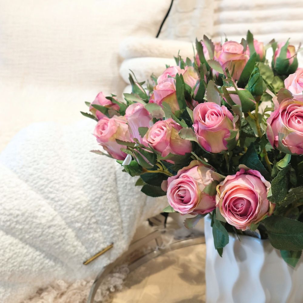 Ruusu vaaleanpunainen 40cm Mr Plant