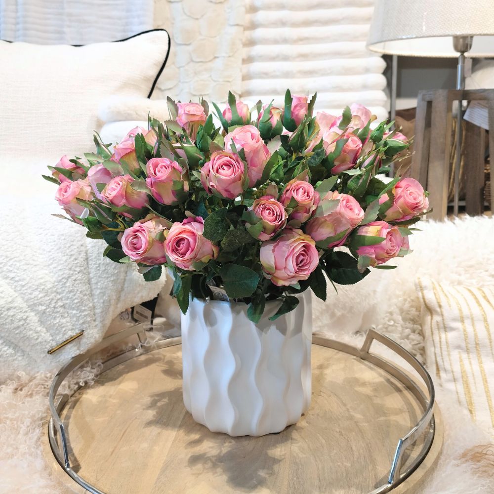 Ruusu vaaleanpunainen 40cm Mr Plant