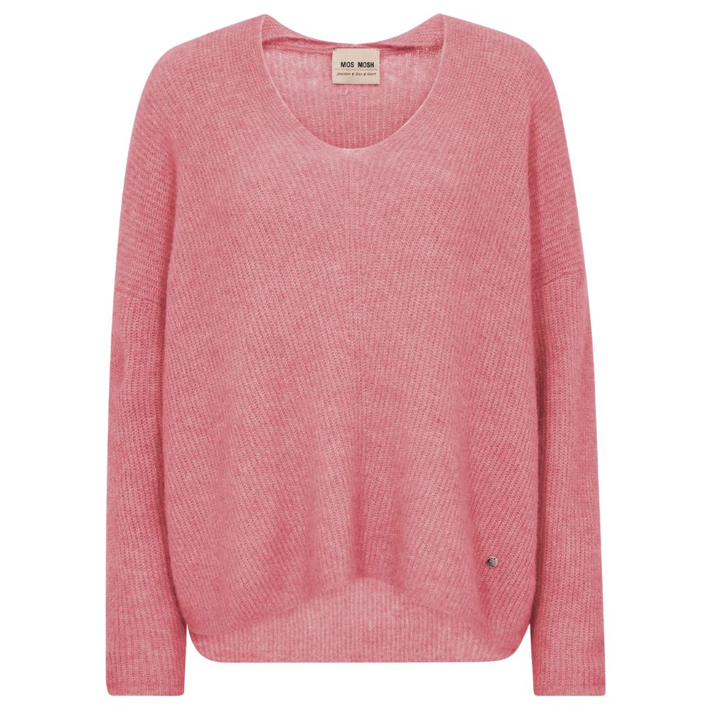 Alpakkaneule Thora vaalea roosa Mos Mosh