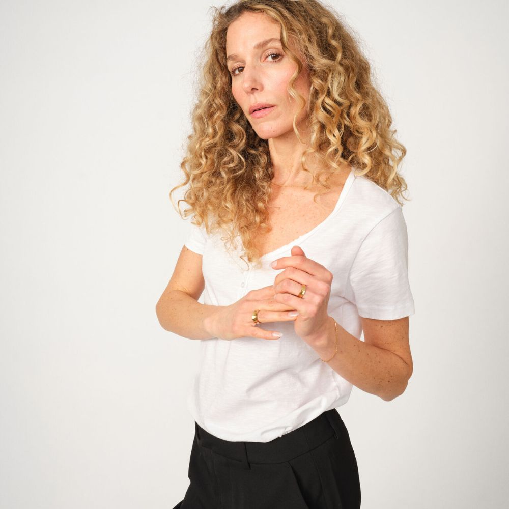 T-paita Astin valkoinen Mos Mosh