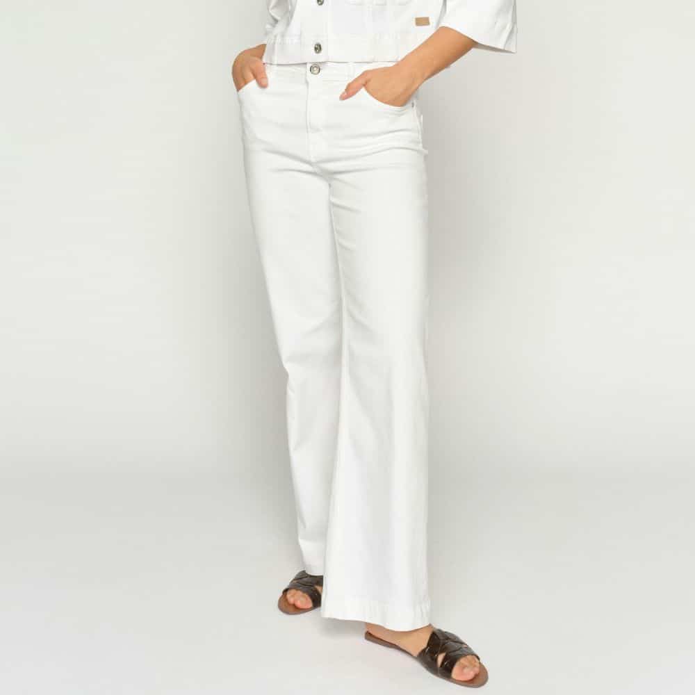 Farkut Dara Deluxe valkoinen 34" Mos Mos