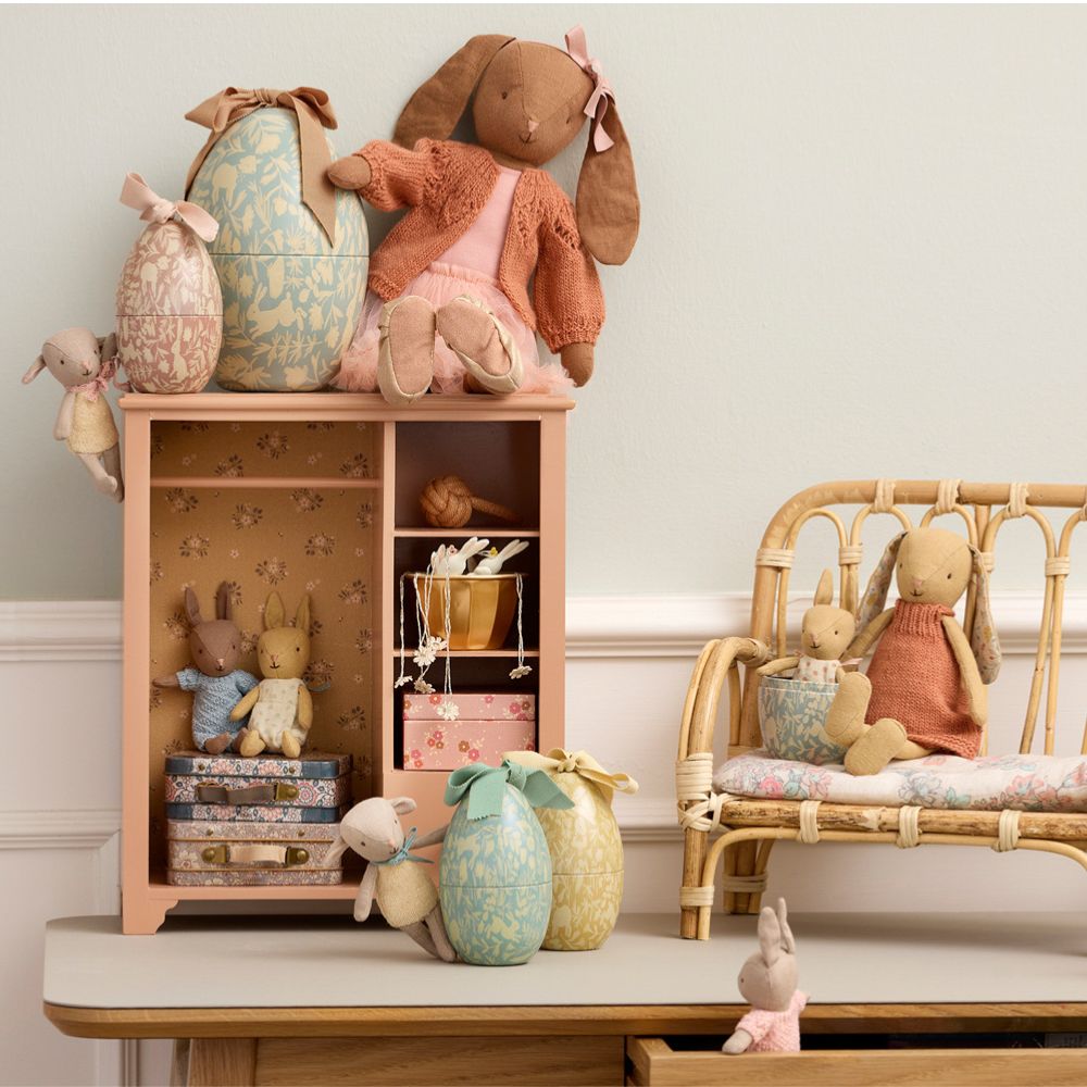 Pääsiäismuna + pupu keltainen Maileg