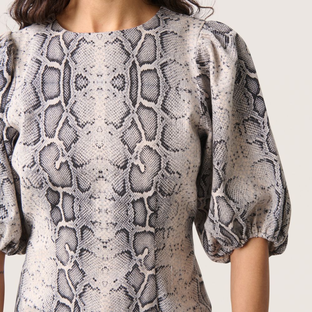 Mekko käärmeprintti Soaked