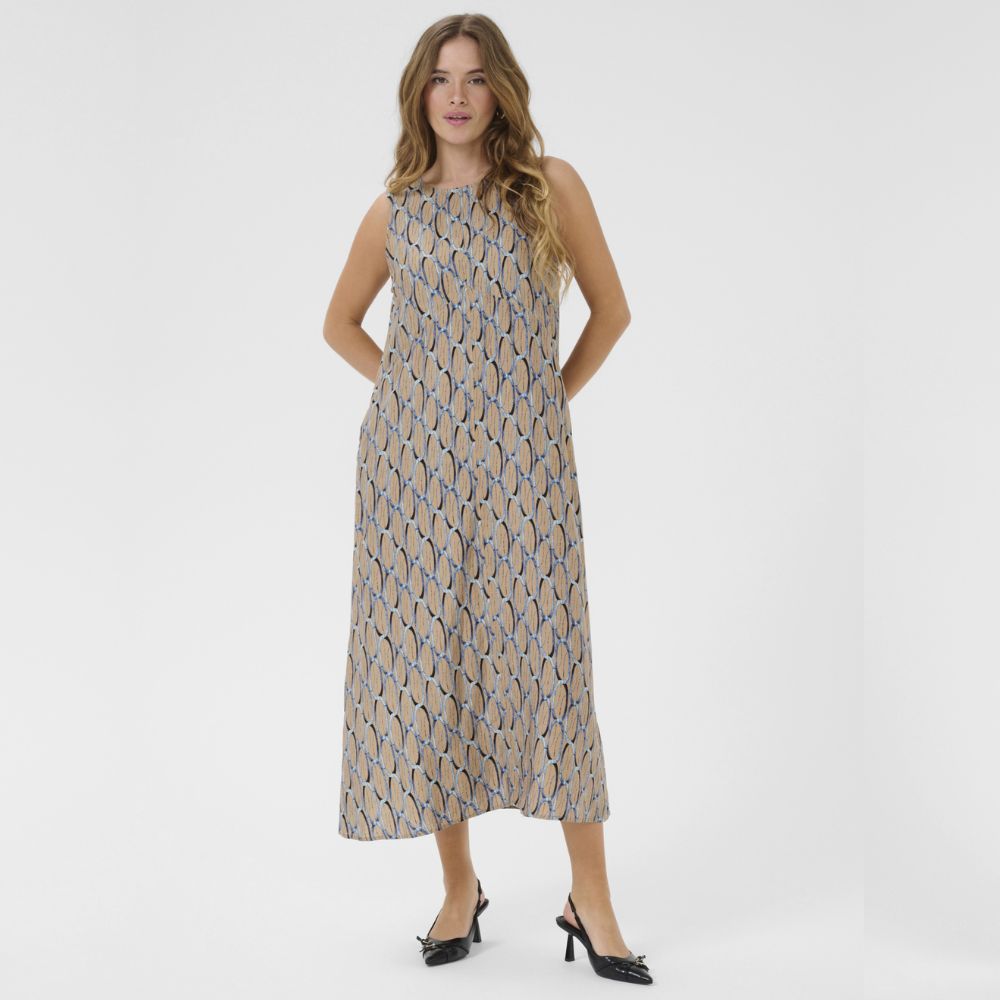 Mekko hihaton taupe Culture