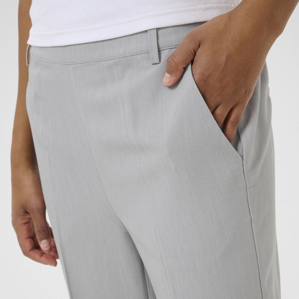 Housut vaalea harmaa 7/8 Kaffe