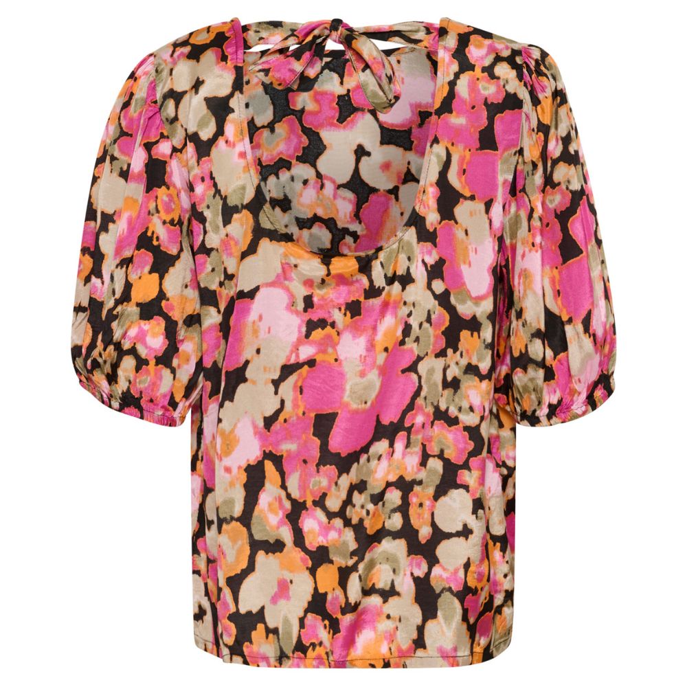 Viskoosipaita kuviollinen fuksia Kaffe