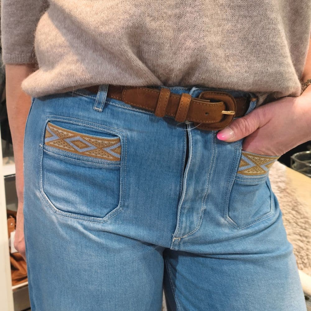 Farkut Colette Sernora sininen Mos Mosh