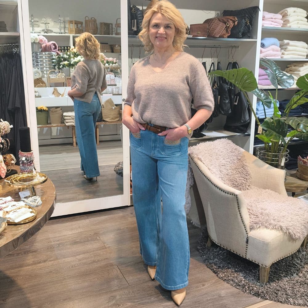 Farkut Colette Sernora sininen Mos Mosh