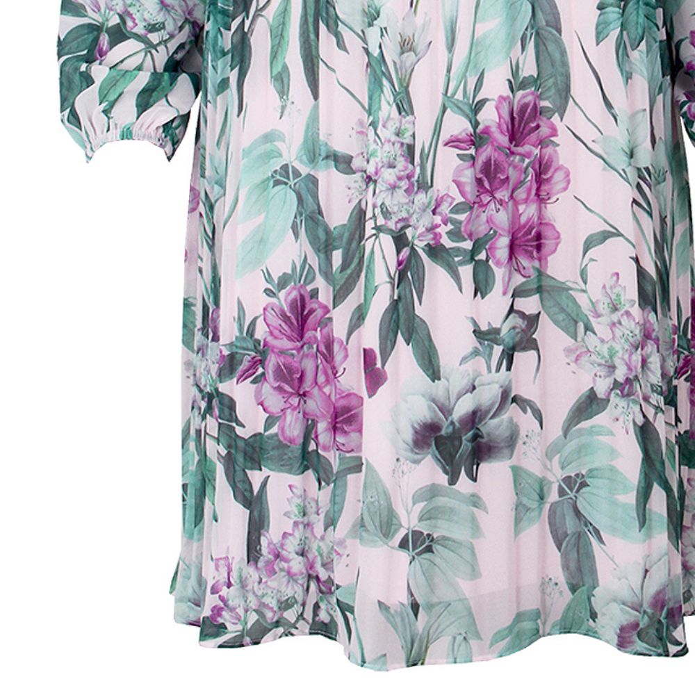 Sifonkimekko kuviollinen roosa STI