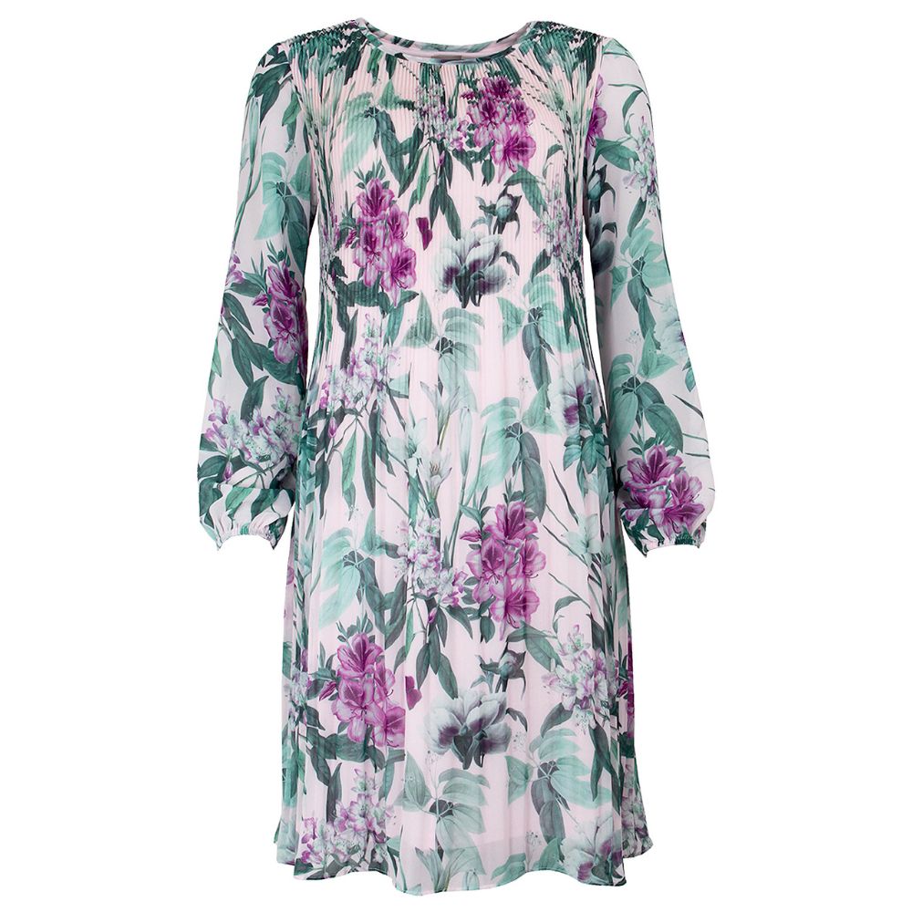 Sifonkimekko kuviollinen roosa  STI