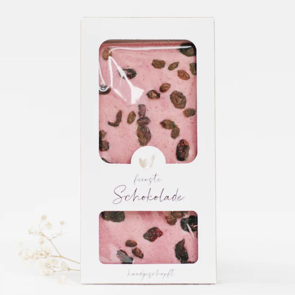 Valkosuklaa Acai & Karpalo 100g