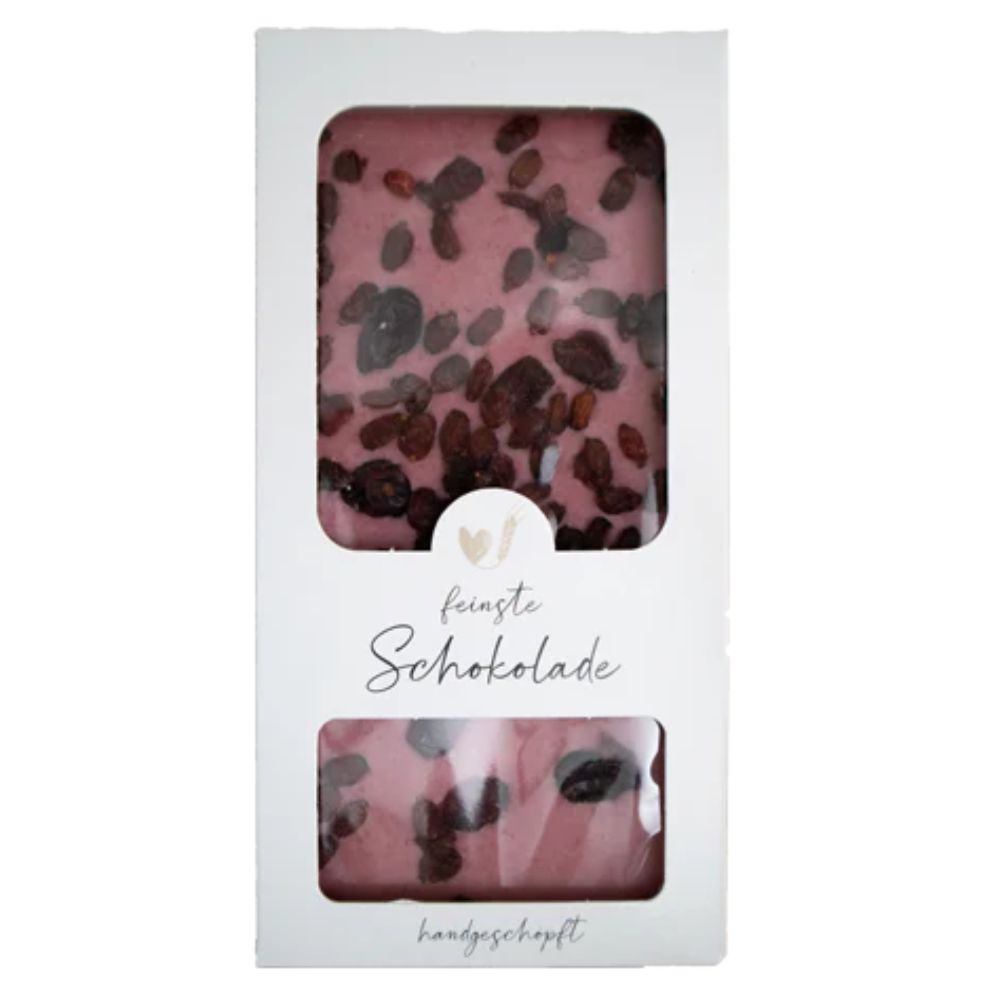 Valkosuklaa Acai & Karpalo 100g