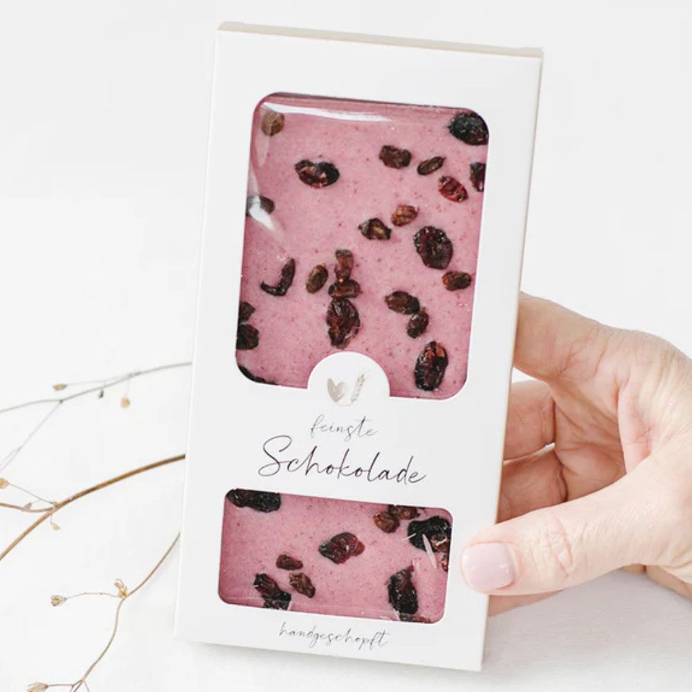 Valkosuklaa Acai & Karpalo 100g