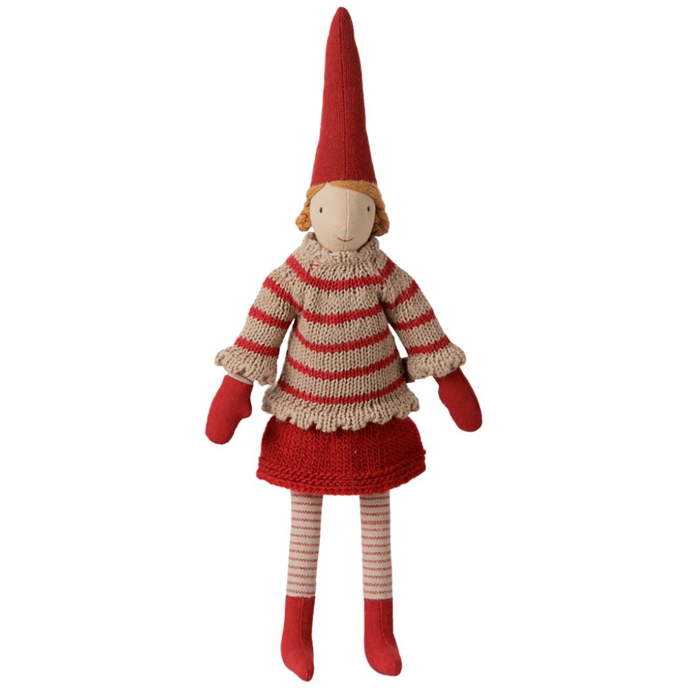 Nisse 31cm raidallinen neule Maileg ENNAKKOMYYNTI