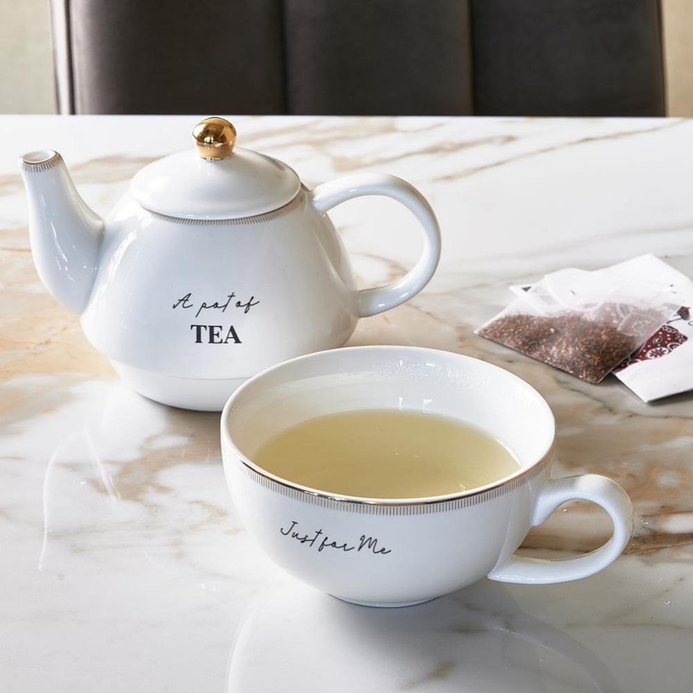 Teekannu + kuppi Elegant Tea for One Rivièra Maison